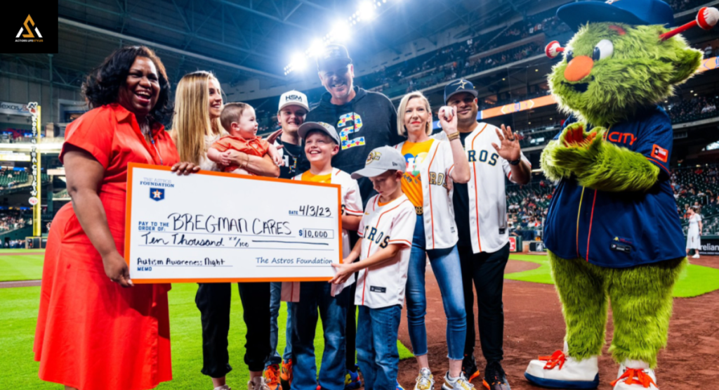 Alex Bregman Cares Foundation charity work and community impact